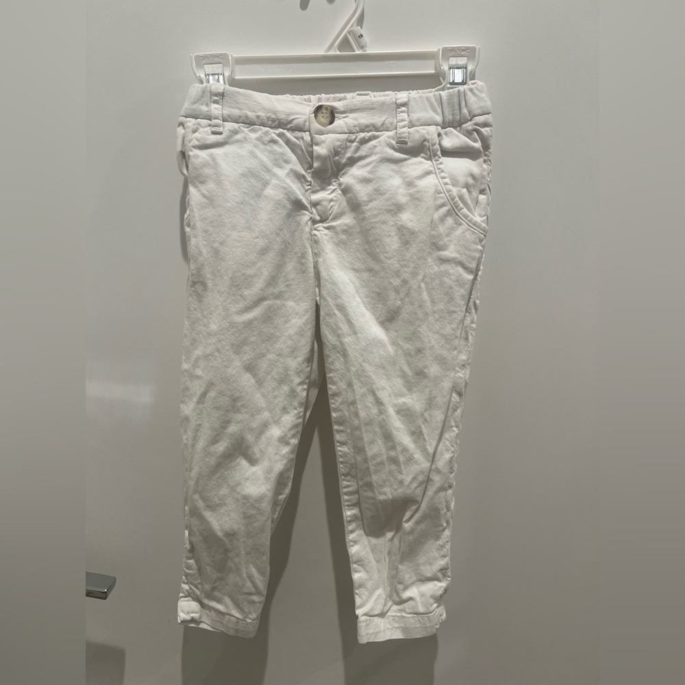 Bonpoint Cream Ankle Jeans